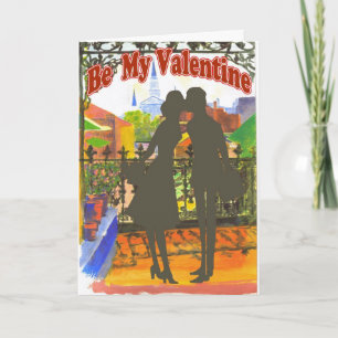 New Orleans Valentine Helgkort