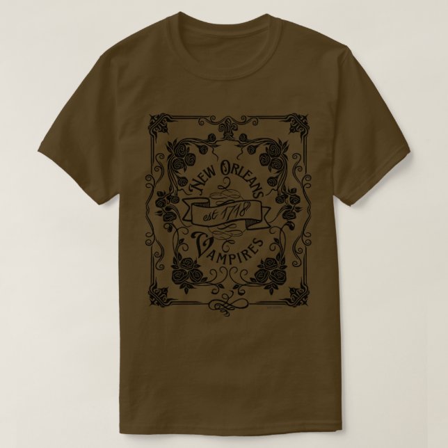 New Orleans Vampires 1718 TShirt T Shirt (Design framsida)