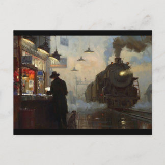 New Orleans väntar på tåg Vykort