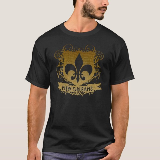 New Orleans vapensköld T Shirt (Framsida)