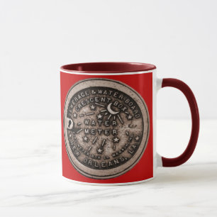 New Orleans Vatten Meter Cover Mugg
