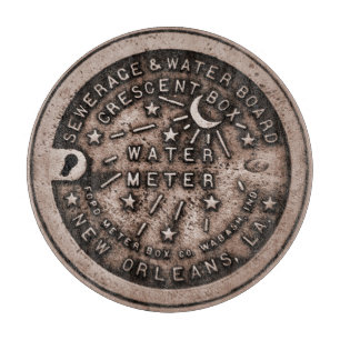 New Orleans Vatten Meter Lid