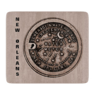 New Orleans Vatten Meter Lid
