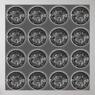 New Orleans Vatten Meter Wall Art Poster