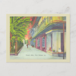 New Orleans Vintage Pirat Alley Street Scene Vykort