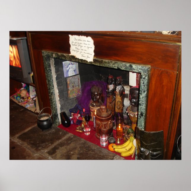 New Orleans VooDoo Altar Poster (Framsidan)