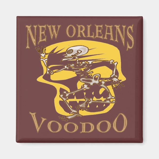 New Orleans Voodoo Magnet (Framsidan)