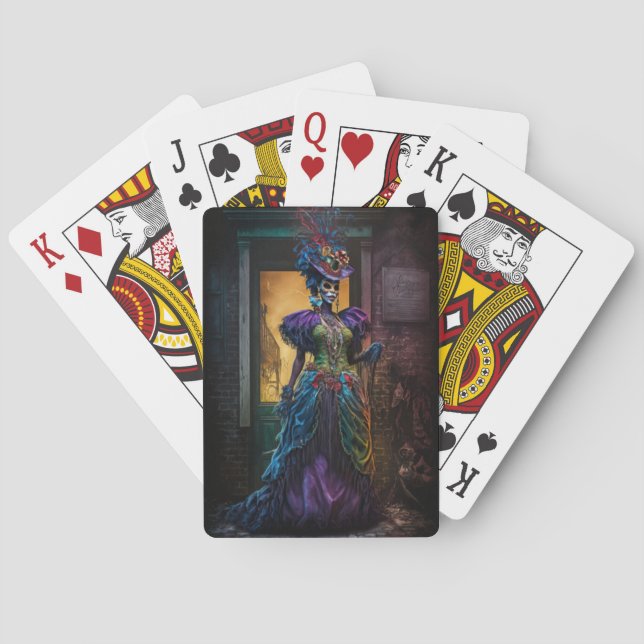 New Orleans Voodoo Queen Art Casinokort (Baksidan)