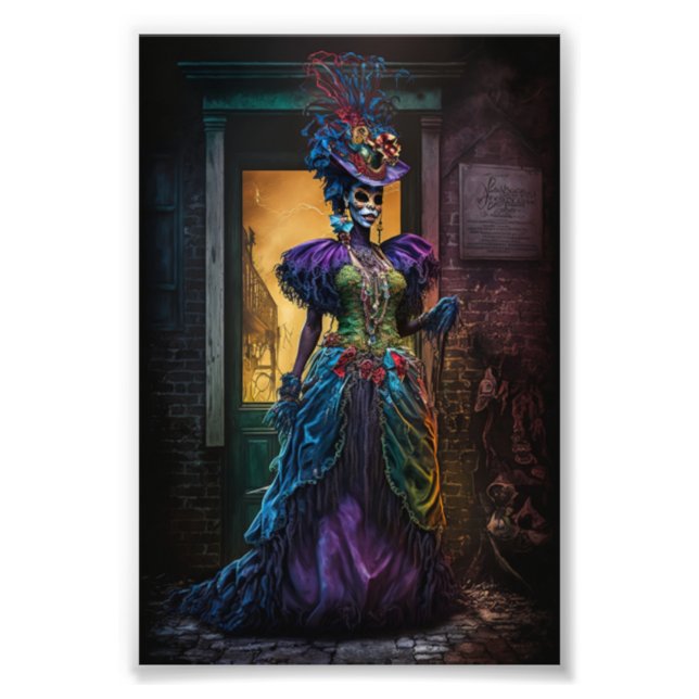 New Orleans Voodoo Queen Fototryck (Framsidan)