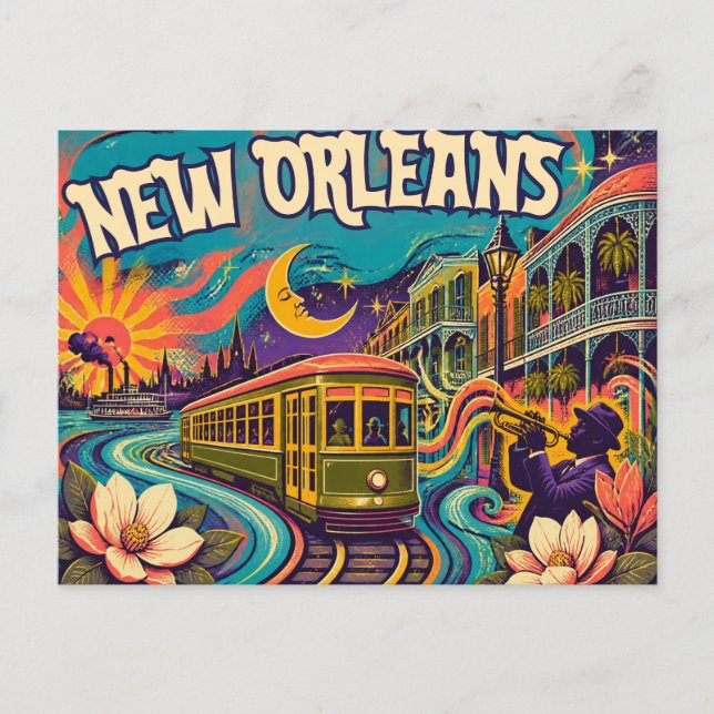 New Orleans vykort (Framsida)