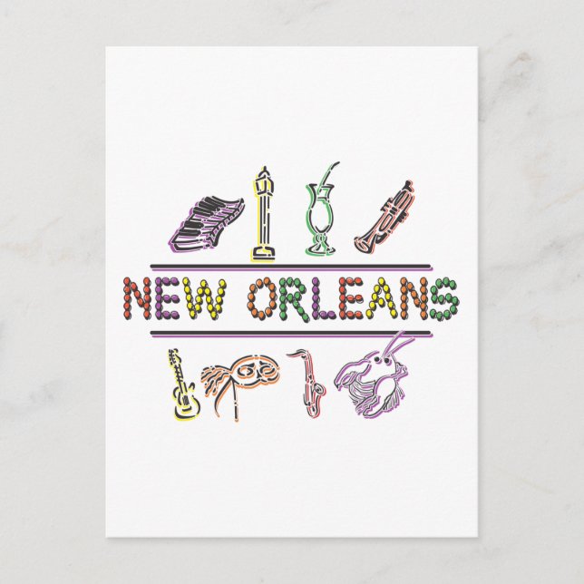 New Orleans Vykort (Framsida)