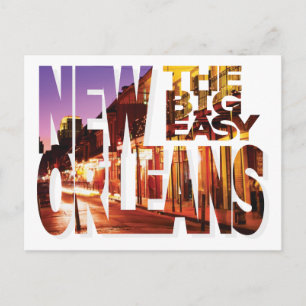 New Orleans, vykort för Louisiana