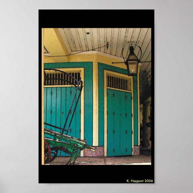 New Orleans Wagon på gatan Poster (Framsidan)