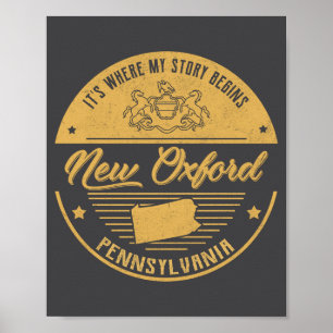 New Oxford Pennsylvania Det är där min berättelse Poster
