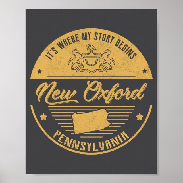 New Oxford Pennsylvania Det är där min berättelse  Poster (Framsidan)