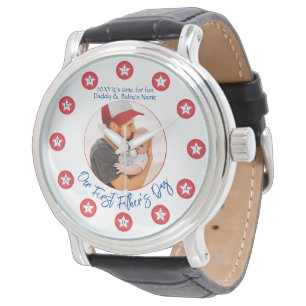 New pappa Bild Unik Keepsaké First Fars dag Armbandsur