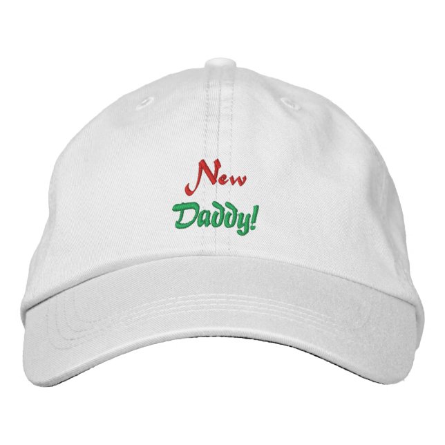 New, pappa! - Broiderad Hay Broderad Keps (Framsida)