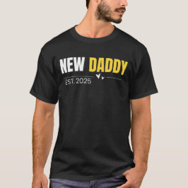 New pappa Est. 2025 Fars dag T-shirt