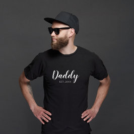New pappa Etablerade 2022 typografi T Shirt