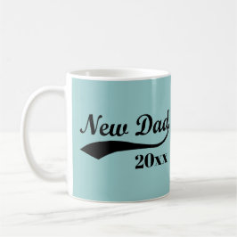 New Pappa Mugg, Anpassningsbar Text Kaffemugg