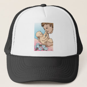 New pappa och Baby Truckerkeps