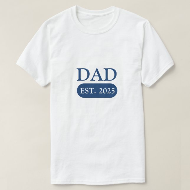 New Pappa T-Shirts | Mall för föregående år (Design framsida)