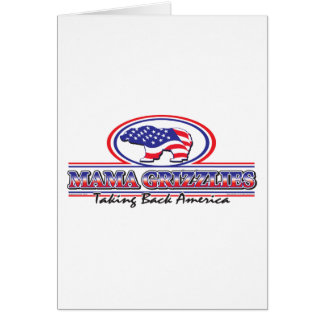 NEW-Patriotic-Grizzly Hälsningskort