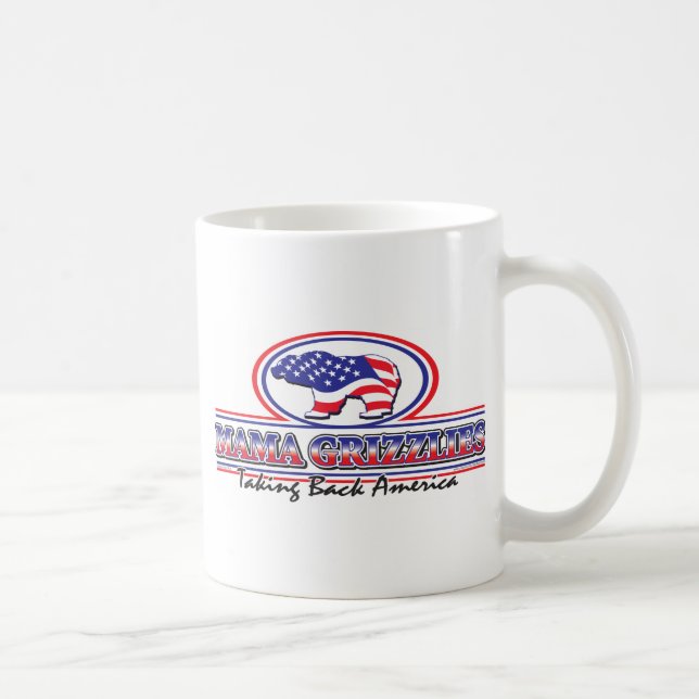 NEW-Patriotic-Grizzly Kaffemugg (Höger)