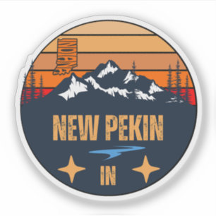 New Pekin, Indiana Klistermärken