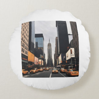 New Pillow York Rund Kudde