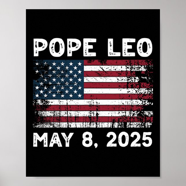 New Pope Leo Us Pope Leo American Pope Poster (Framsidan)
