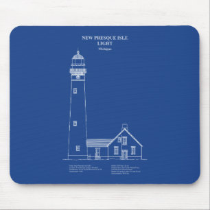 New Presque Isle Lighthouse - Michigan - AD Musmatta