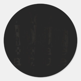 New problems same attitude retro grunge streetwear runt klistermärke