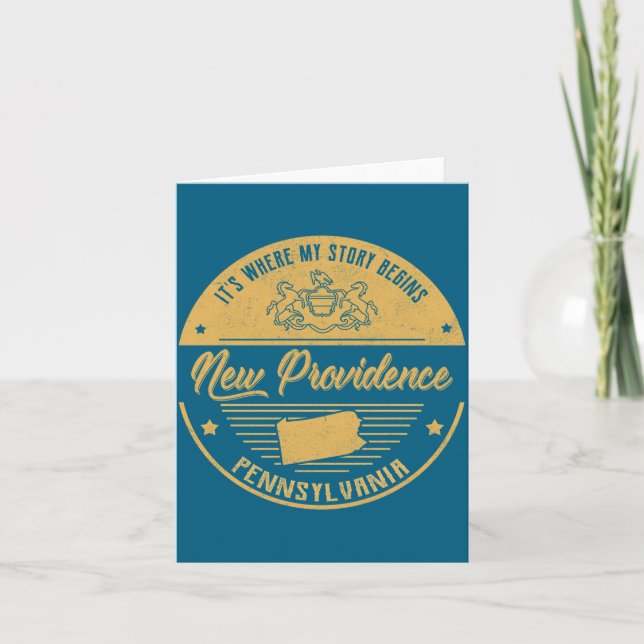 New Providence Pennsylvania Det är där min berätte Kort (Framsida)