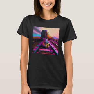New Psychedelia Psykedelisk Gitarr Tåg T Shirt