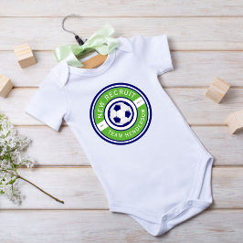 "New Recruit" Anpassningsbar namn grönt fotboll lo T Shirt