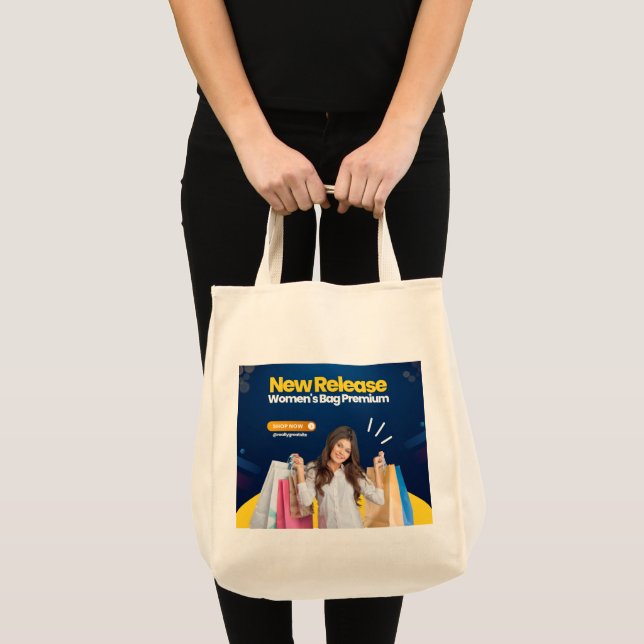 New Release Premium Women’s Shopping Bag – Stylish Tygkasse (Framsida (produkt))