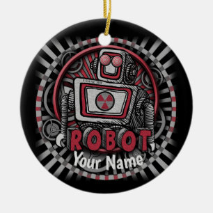 New Republic Robot-prydnadsföremål Julgransprydnad Keramik
