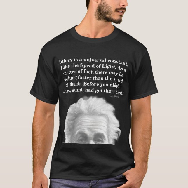 "New Revelations" funny, humor, witty T Shirt (Framsida)