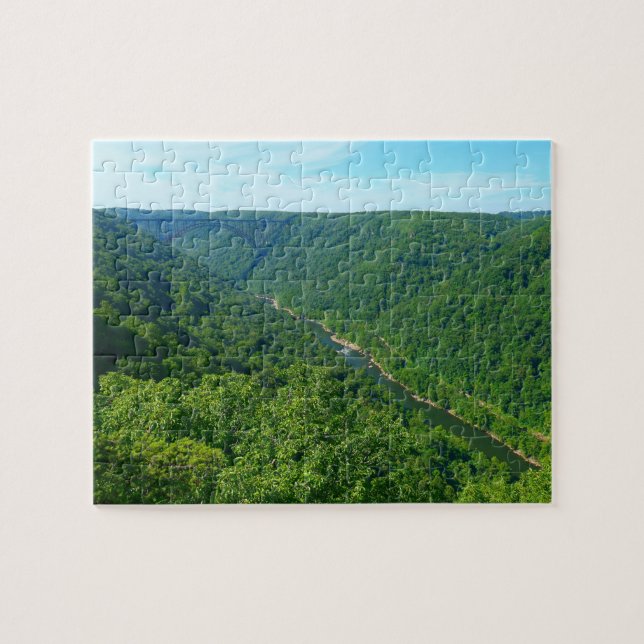 New River Gorge Bridge I Pussel (Horisontell)