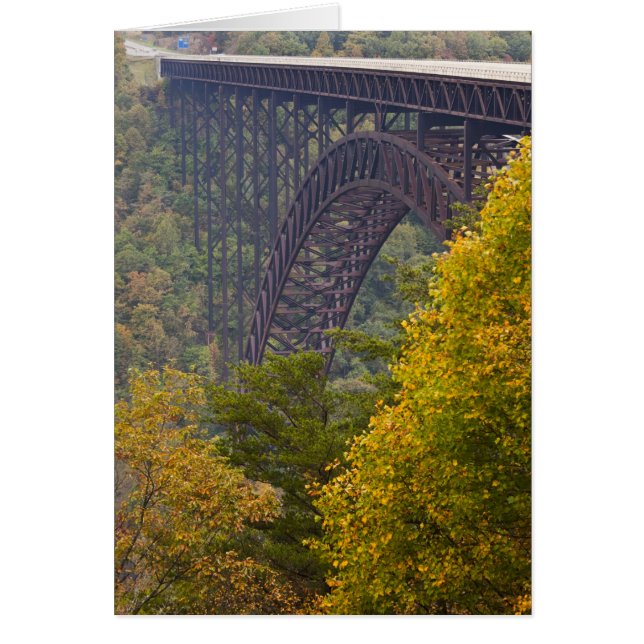 New River Gorge Bridge, New River Gorge Hälsningskort (Framsidan)