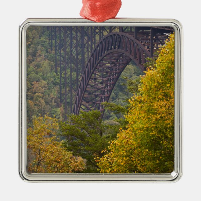 New River Gorge Bridge, New River Gorge Julgransprydnad Metall (Framsidan)