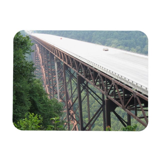 New River Gorge Bridge, Väster Virginia, Magnet (Horisontell)