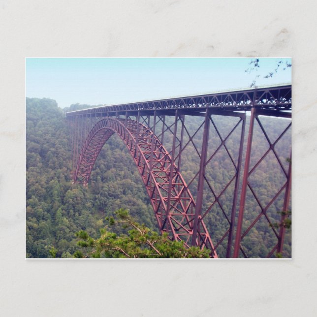 New River Gorge Bridge Vykort (Framsida)