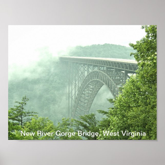 New River Gorge Bridge WVa Poster (Framsidan)