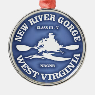 New River Gorge Julgransprydnad Metall