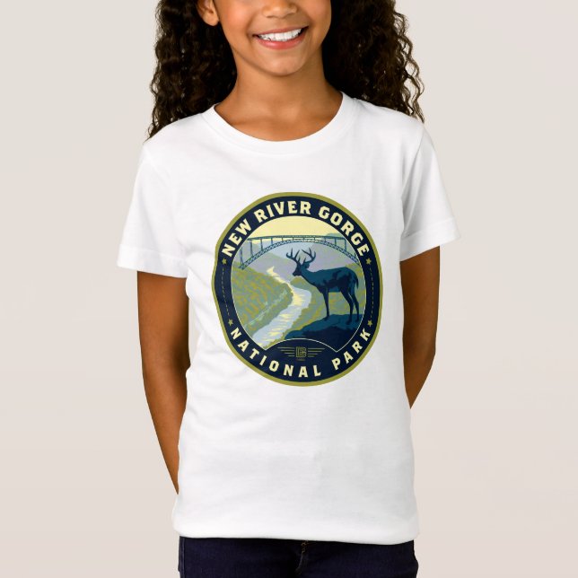 New River Gorge National Park T Shirt (Framsida)