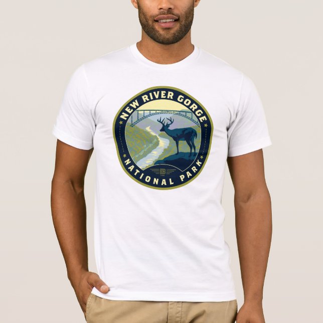 New River Gorge National Park T Shirt (Framsida)