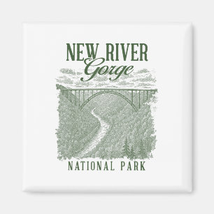 New River Gorge National Park Traveling Natature E Magnet