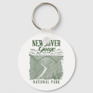 New River Gorge National Park Traveling Natature E Nyckelring